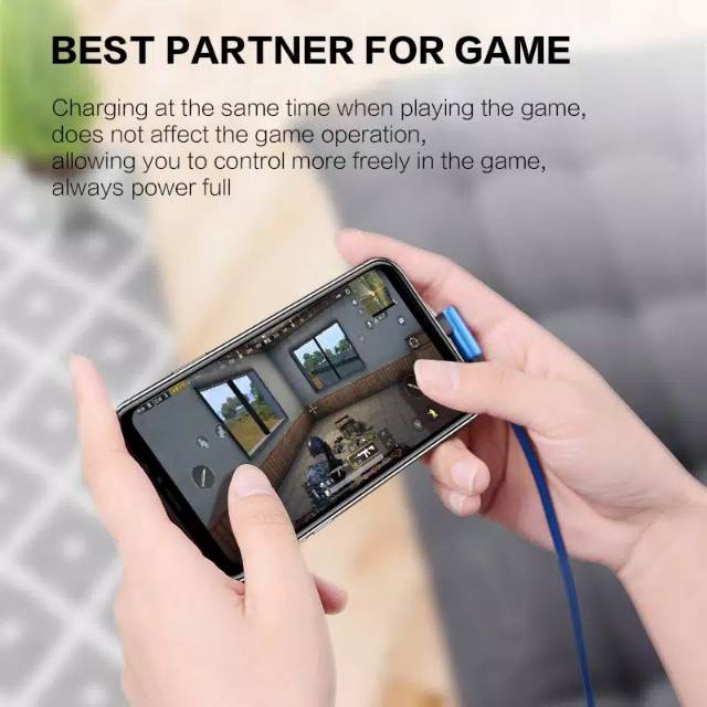 Kabel data GAME HI SPEED - V7 gaming style MICRO USB cable [GARANSI 1 BULAN]