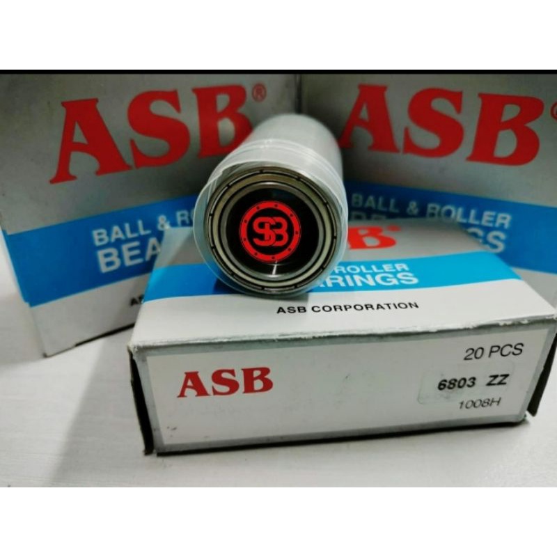 Bearing / Laker / Laher 6803 ZZ ASB