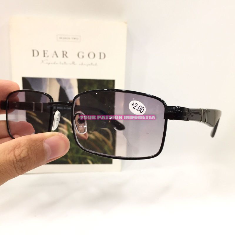 OS089 Kacamata Baca Double Sunglasses +1.00 sd +3.00 Bisa Buat Jalan Dan Buat Baca