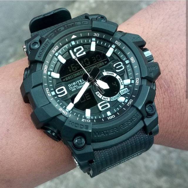 Jam tangan digitec gg1000 mudmaster original