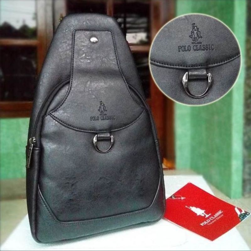 Tas Selempang pria /Shoulder Bag - Polo Classic SB89PC806 Original import