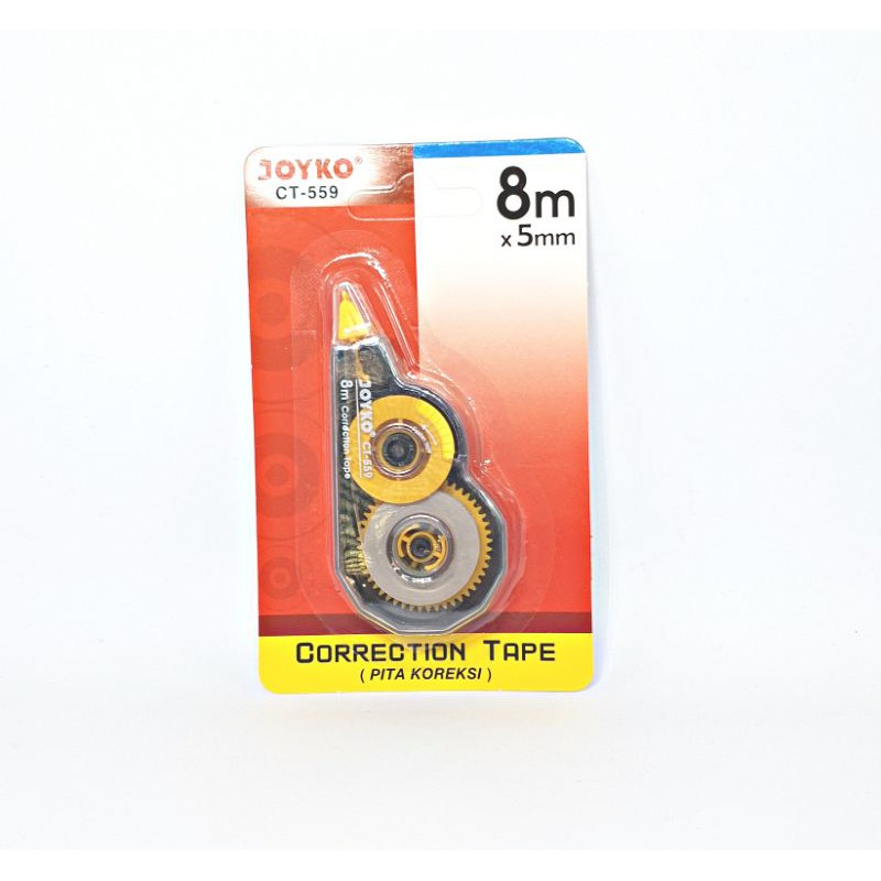 Tipex Roll / Tipex Kertas Correction Tape Joyko CT-559 8M