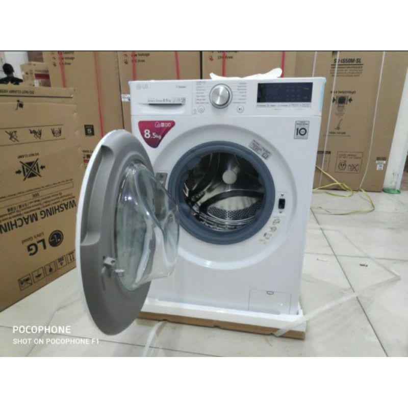 MESIN CUCI FRONT LOADING LG FV 1285 S3WS FV1285S3WS 8.5 KG 1 TABUNG