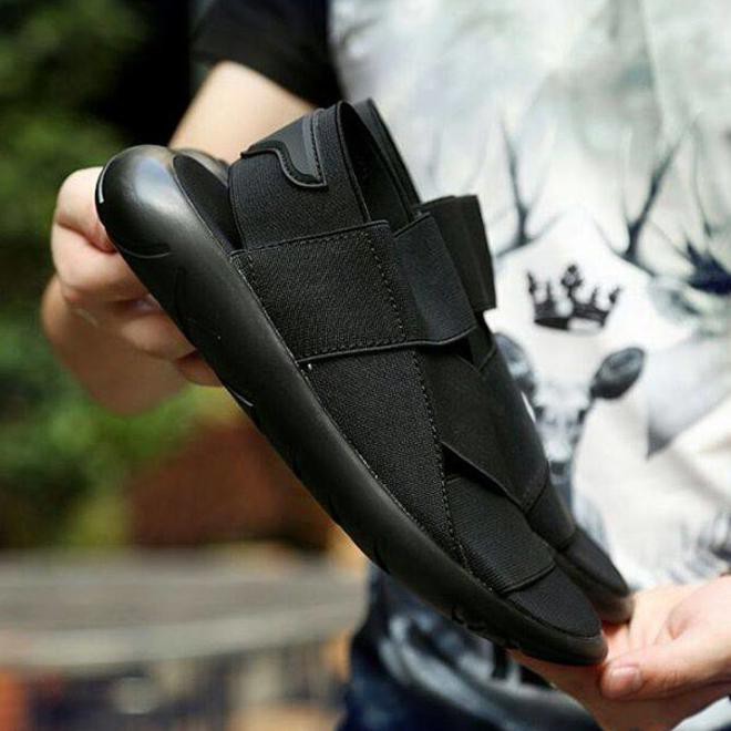 Adidas Y-3 Qasa Sandal Black Premium Original / sendal Y3 sendal jalan