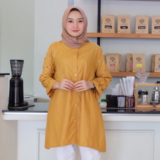  BAJU  TUNIK  HIJAB KAOS MOTIF REMAJA KEKINIAN WANITA 