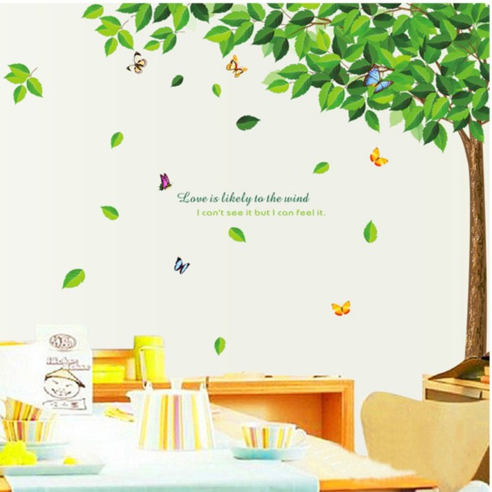 RELIZA WALLSTICKER 60X90 POHON HIJAU GREEN TREE AY886 OR JM7147