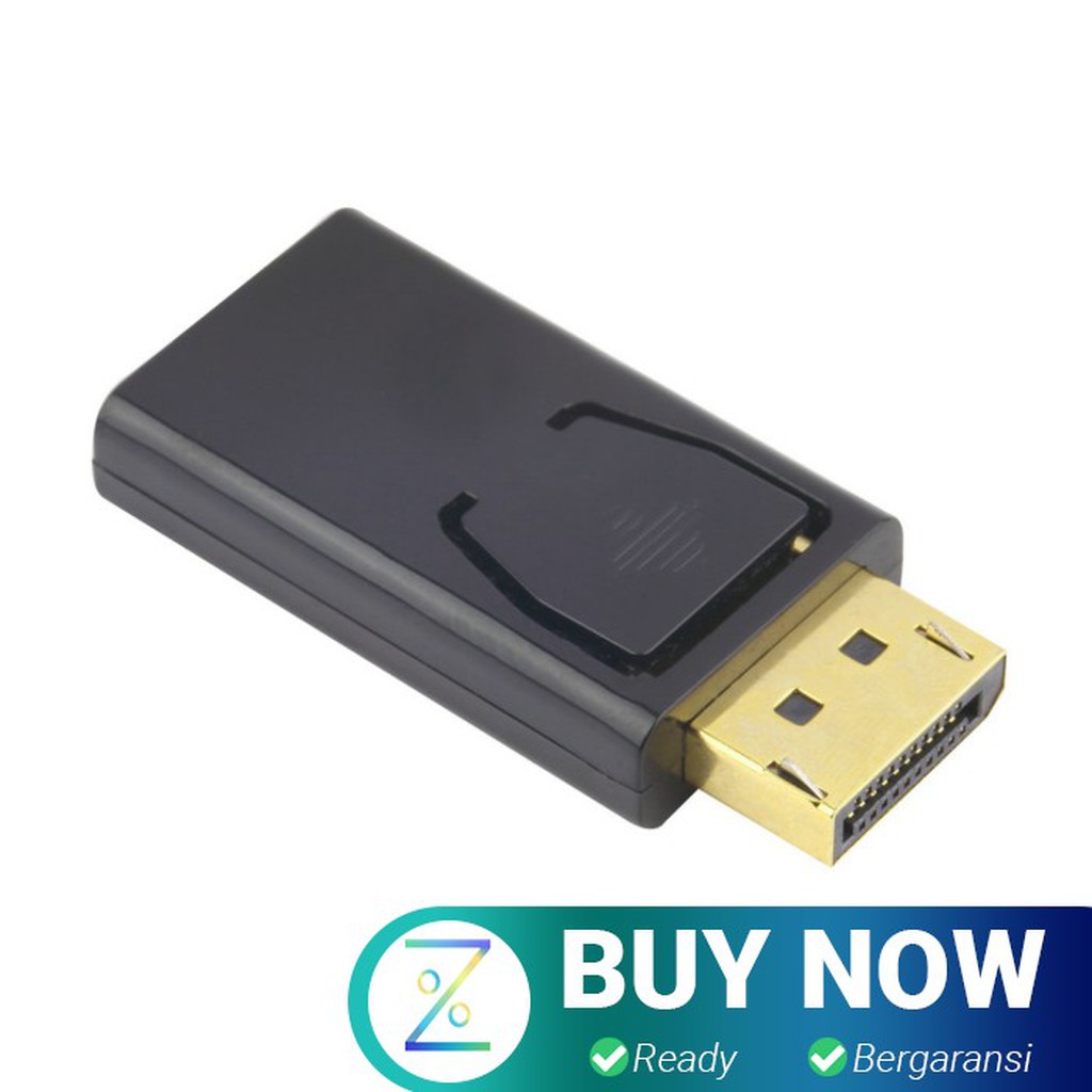 DZST Display Port Male to HDMI Female Port Adapter - DZST024 - Black