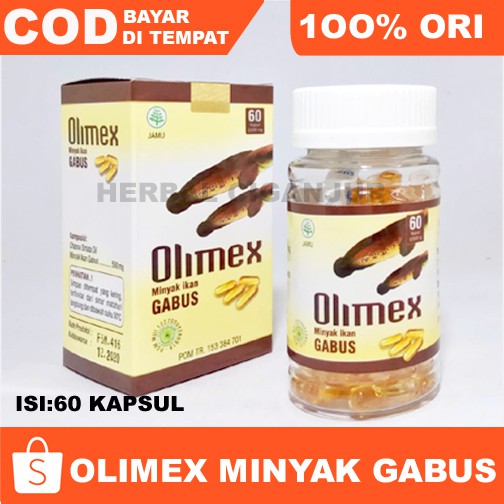 Olimex Kapsul Minyak Ikan Gabus Albumin (60 kapsul)