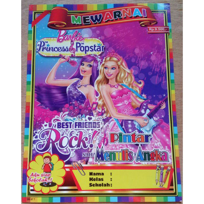 

BUKU MEWARNAI ANAK TK BARBE