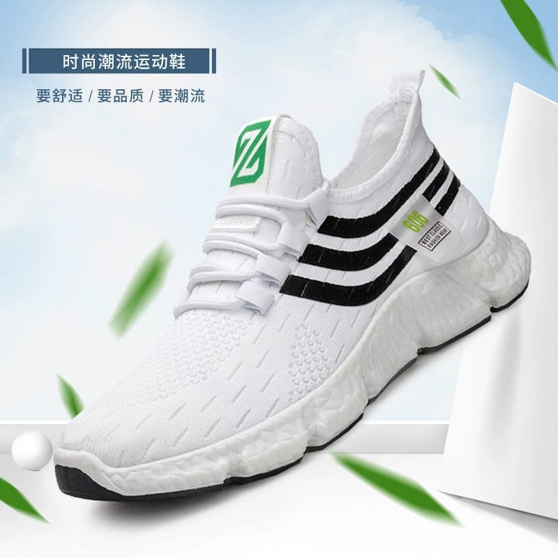 ♫ Megata ♫ S017 Sepatu Premium Sneakers Pria Korea Import Fashion Sport Olah Raga Jogging Gym