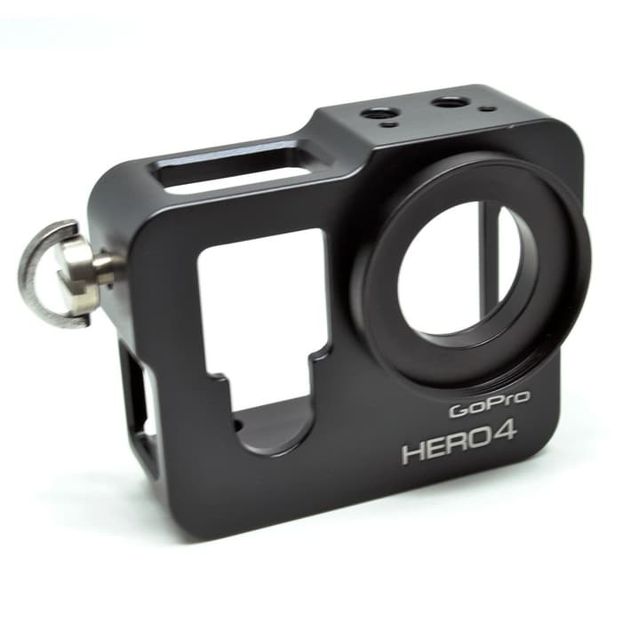 Aluminium protective case for gopro hero 4 black Aksesoris Kamera murah