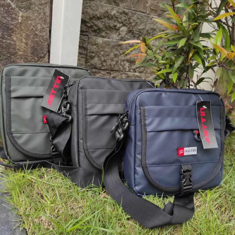 TAS SELAMPANG PREMIUM | WAISTBAG ORIGINAL ASTIN | TAS PRIA BAHU WATERPROFF