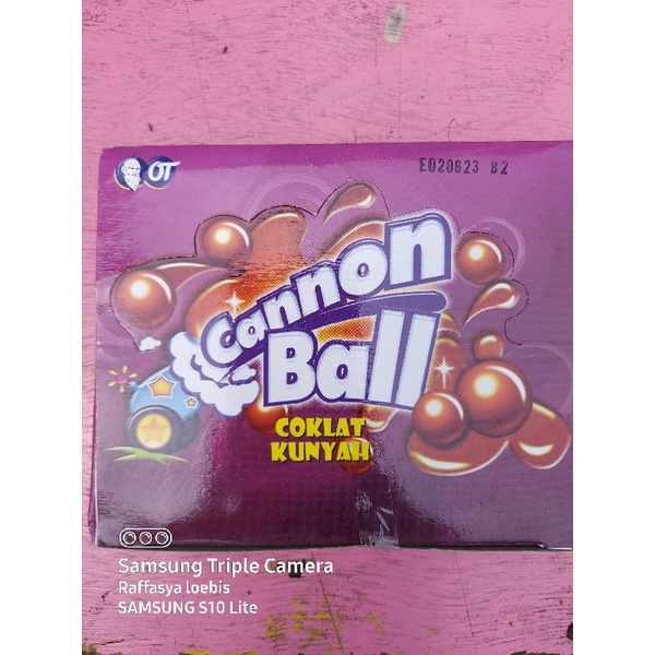 

cannon ball 24x6,3g coklat