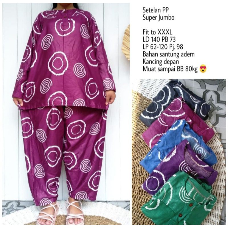 setelan panjang super jumbo ld 140