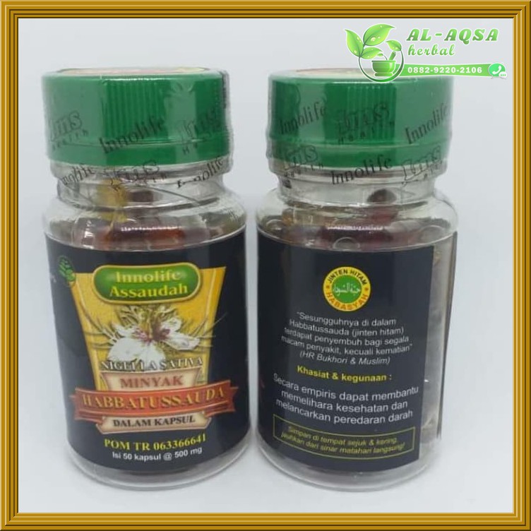 

Innolife Asaaudah 50 Kapsul - Habbatusaauda Nigela Sativa