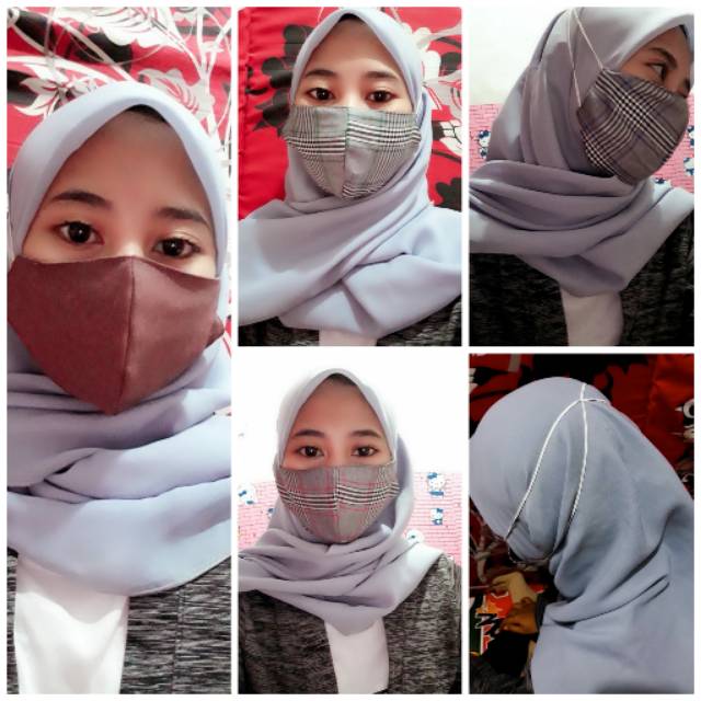 MASKER KAIN TALI KARET