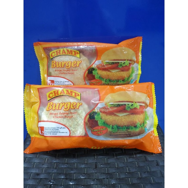 

Champ Burger Ayam | Daging Burger Ayam isi 6 315gr