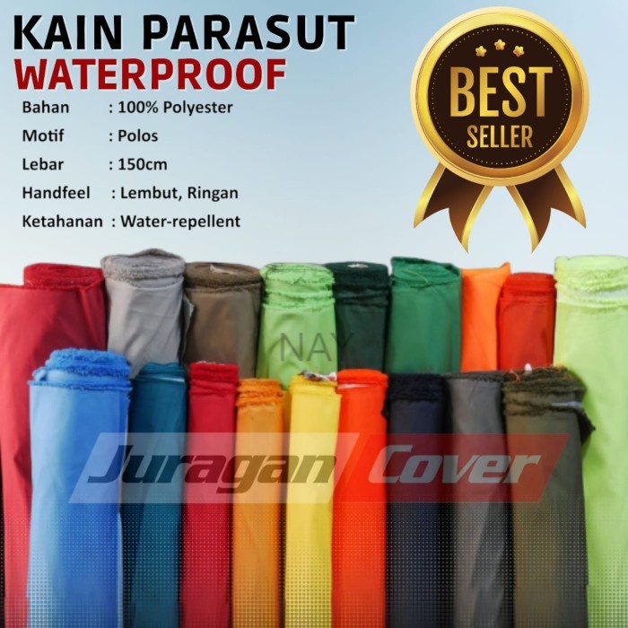 kain parasit anti air waterproof 190T