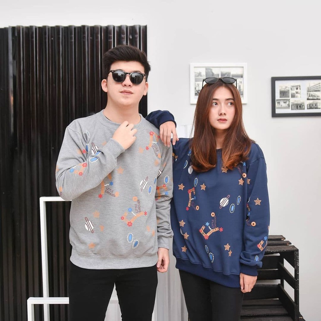 Nara Grosir - Star in Galaxy | Galaxy Star Sweater | Fashion Terkini | Sweater Termurah