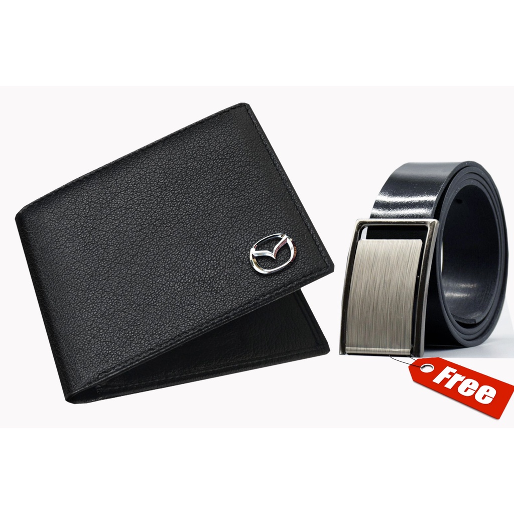 SHOPEE 7.7 BOMBASTIS SALE!! DOMPET PRIA DOMPET KULIT PU LOGO MOBIL FREE GESPER KEPALA STAINLESS ANTI KARAT