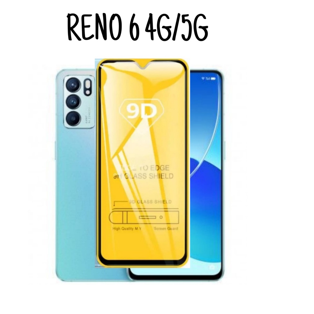 Tempered Glass OPPO RENO 6 4G/5G Reno 5 Reno 5f Reno 4 Reno 4f Anti Gores Kaca High Quality