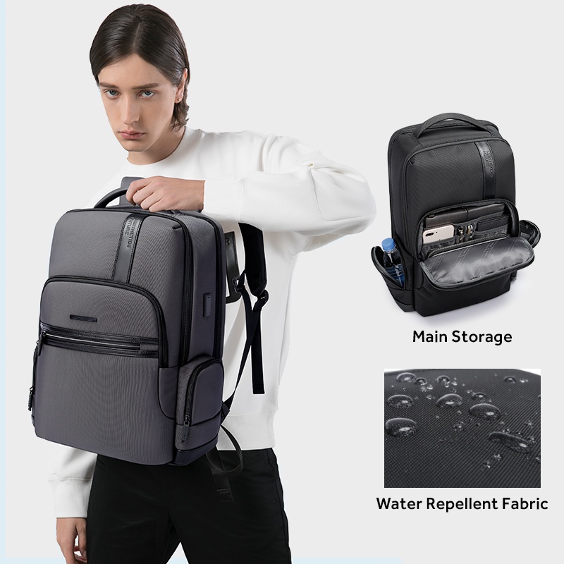 Bange Tas Ransel pria Laptop Kerja Backpack USB 15.6 Inch BG2603