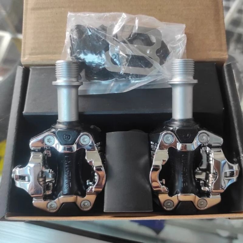 PEDAL SEPEDA MTB CLIP / CLEAT EXUSTAR E-PM211 HITAM PM211 SEPASANG