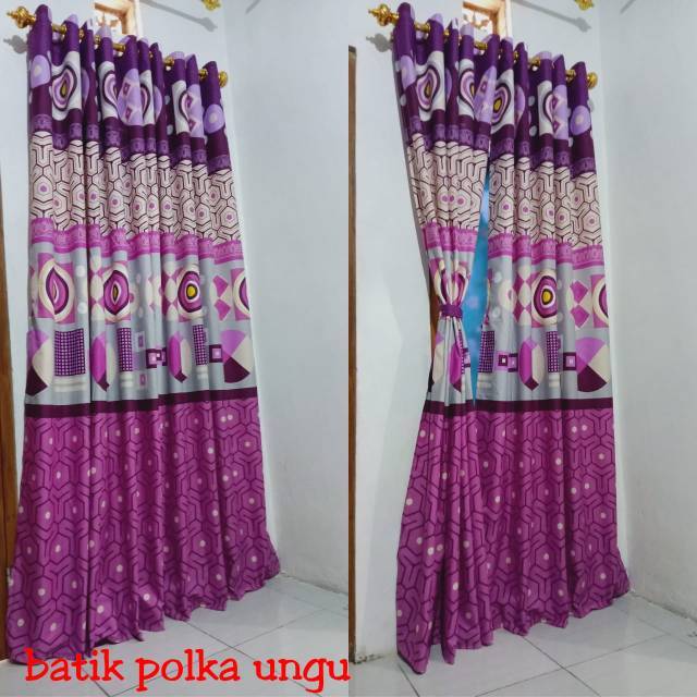 Gorden Smokring Batik polkadot ungu
