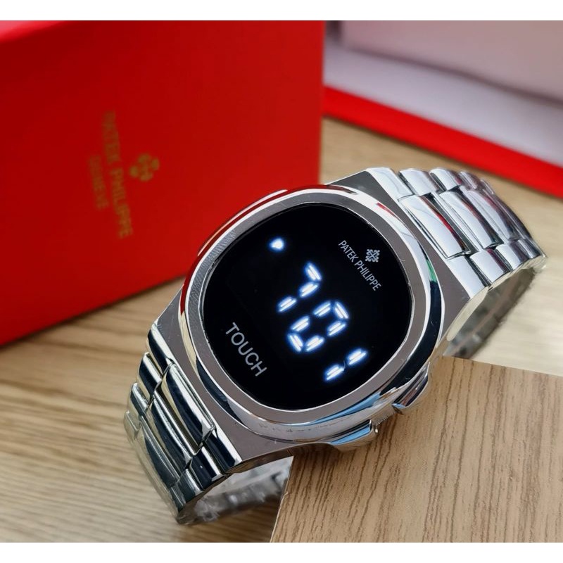 Touch Watch Jam Tangan Layar Sentuh Jam Tangan Rantai Stainliss Steel