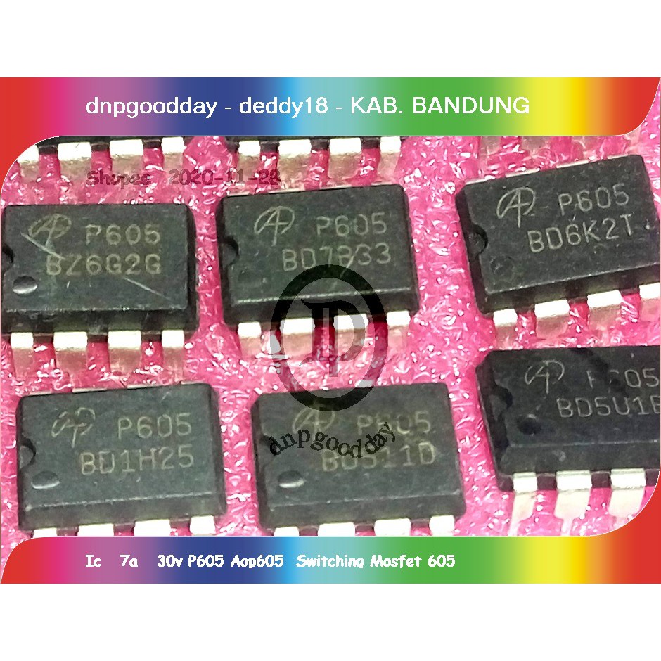 Ic   7a   30v P605 Aop605  Switching Mosfet 605