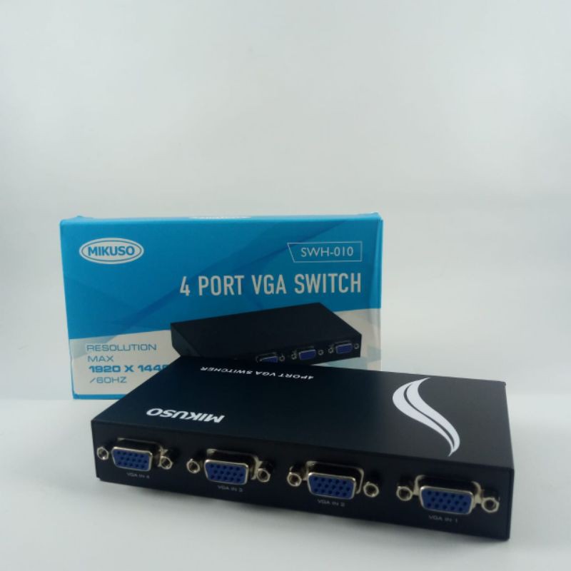 VGA SWITCHER MIKUSO 4 PORT SWH- 010