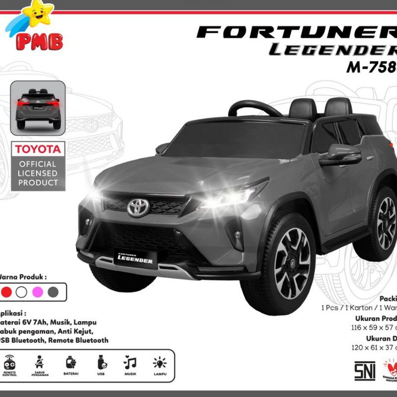 Mobil aki anak fortuner legender