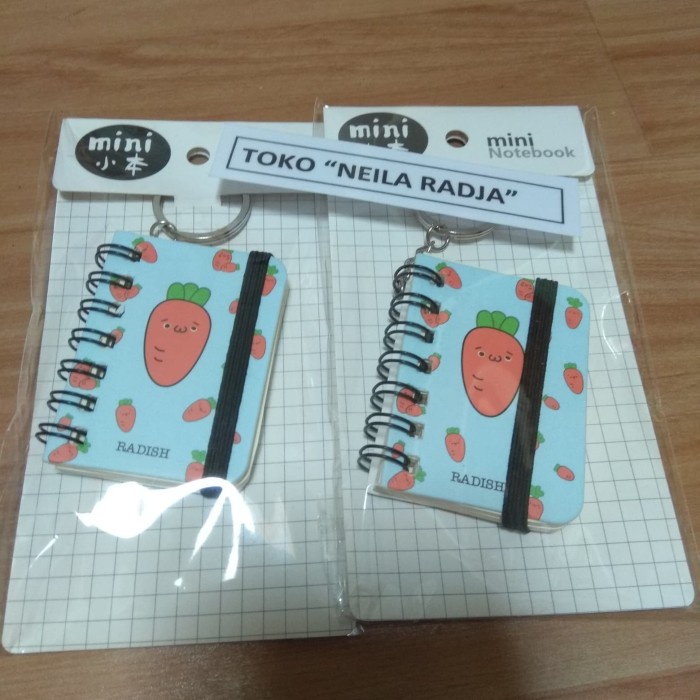 

Produk Mini Carrot Note Keychain Spiral Note Wrna Blue Terlaris