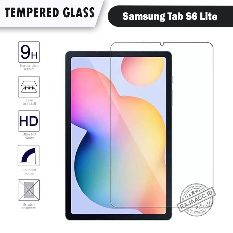 Tempered Glass Samsung Tab S6 Lite Tempered Glass Tablet Anti Gores Kaca Screen Guard