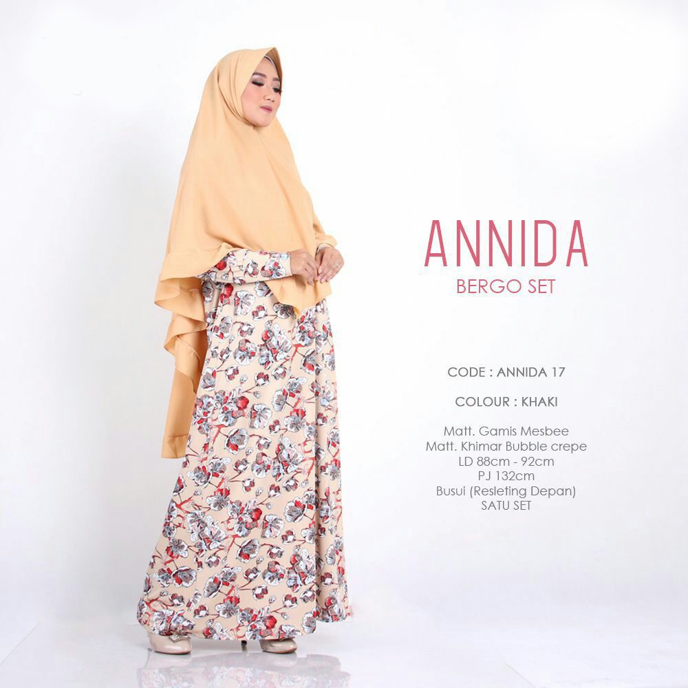 GAMIS SET ANNIDA (ZEMA ORI) MOTIF 17