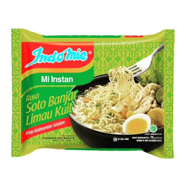 

Indomie soto banjar limau kuit