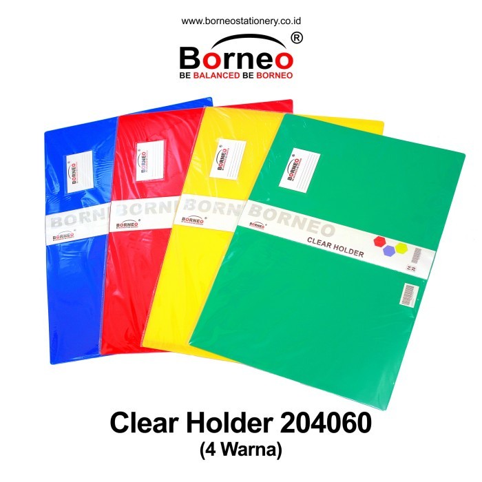 

Borneo Clear Holder Folio - 20 Lembar