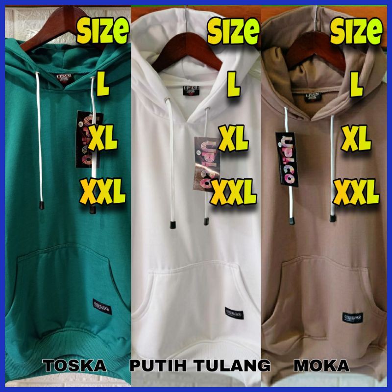 HOODIE POLOS SWEATER PRIA WANITA TEBAL