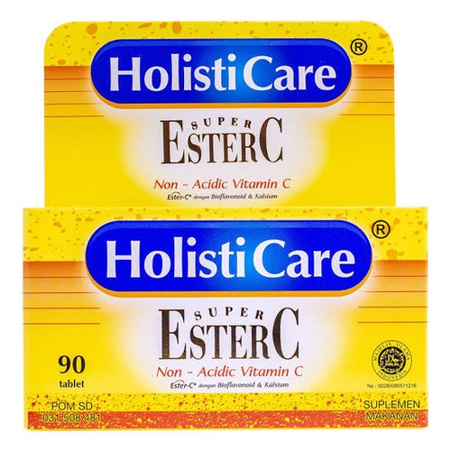 HOLISTICARE ESTER C - VITAMIN C AMAN DILAMBUNG @90 TABLET