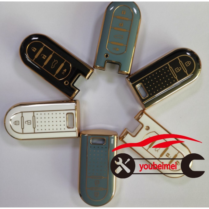 1 Pc Casing Kunci Mobil Toyota Bahan TPU Shockproof