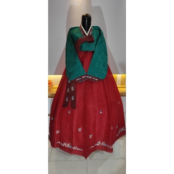 hanbokkorea ijau merah