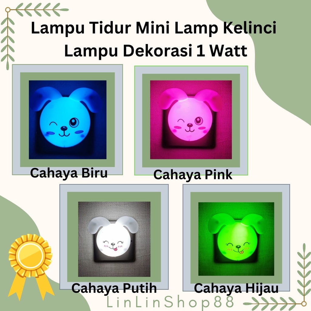 Lampu Tidur 1 Watt Mini Lamp Kelinci Lampu Dekorasi