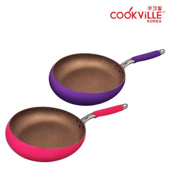 Shake Fry Pan Wajan Cookville 26 cm Tersedia Warna Ungu dan Pink