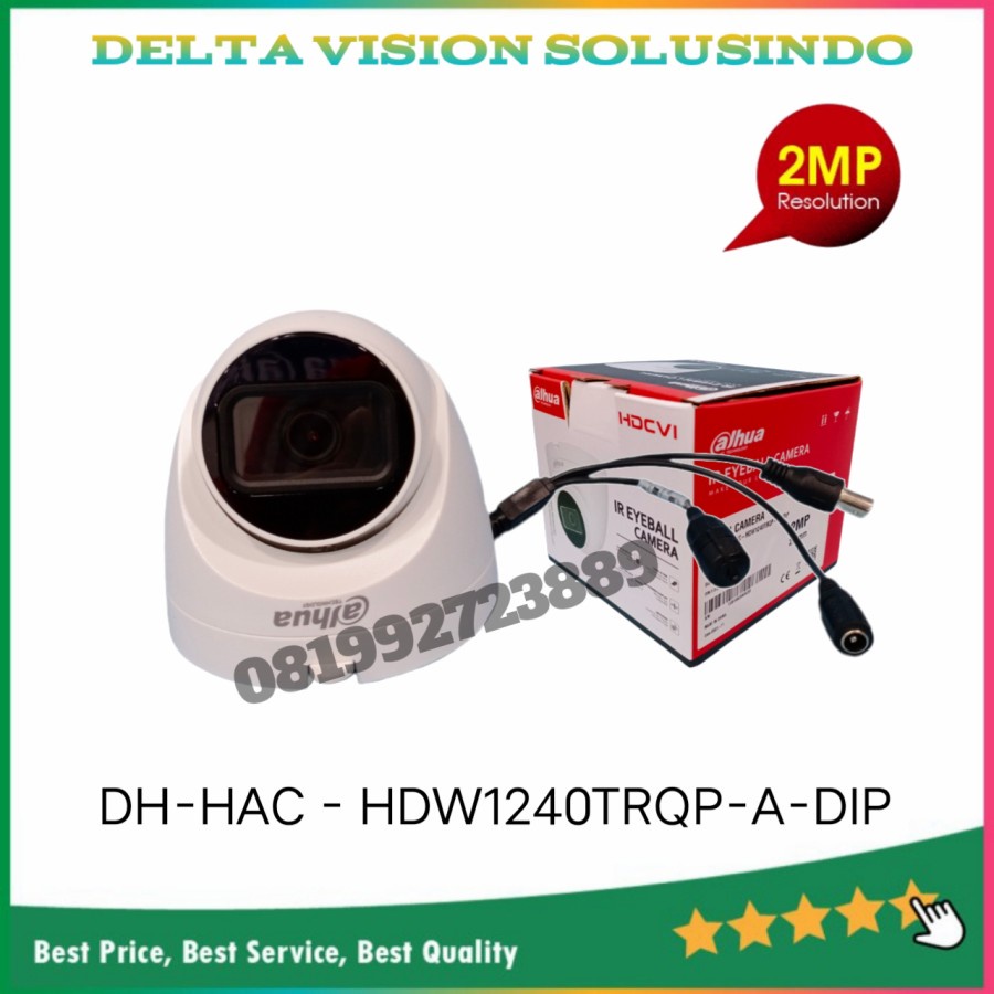 Jual Dahua HDW1240TRQP-A-DIP CCTV Indoor 2MP Built-in Mic | Shopee ...