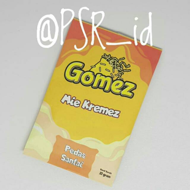 

Miee Kremez Gomez (Rasa Pedas Santai) Snack Mie Kremes Enak Renyah