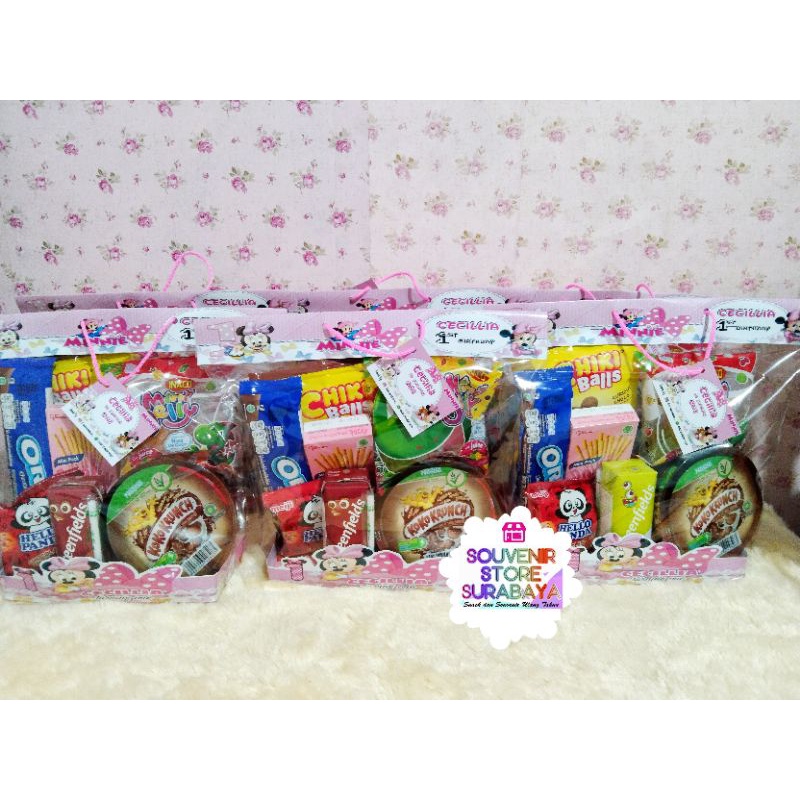 Snack Ultah Premium/Premium Snack Ultah/Bingkisan Snack / Goodiebag Snack /Snack Ultah Murah