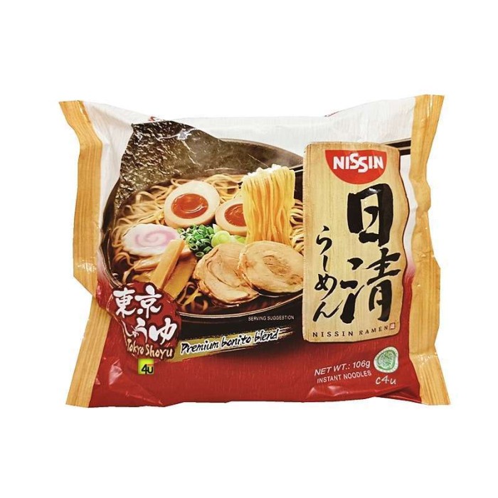

Mie Nissin Ramen Tokyo Shoyu Premium Bonite Blend 106 Gram