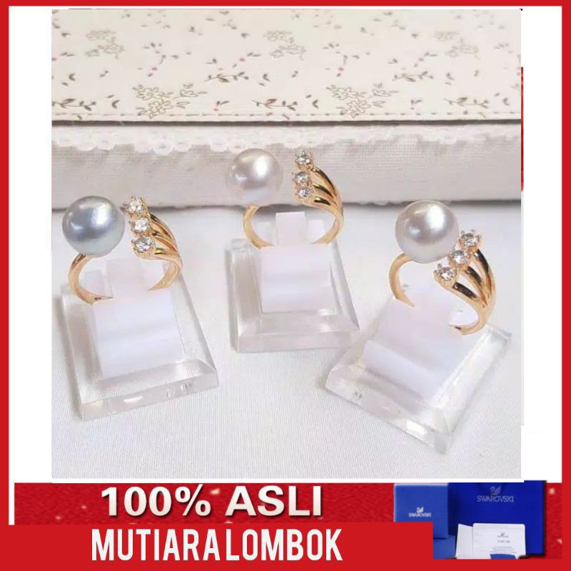 cincin mutiara lombok cincin mutiara asli perhiasan mutiara cincin mutiara tawar mutiara asli lombok