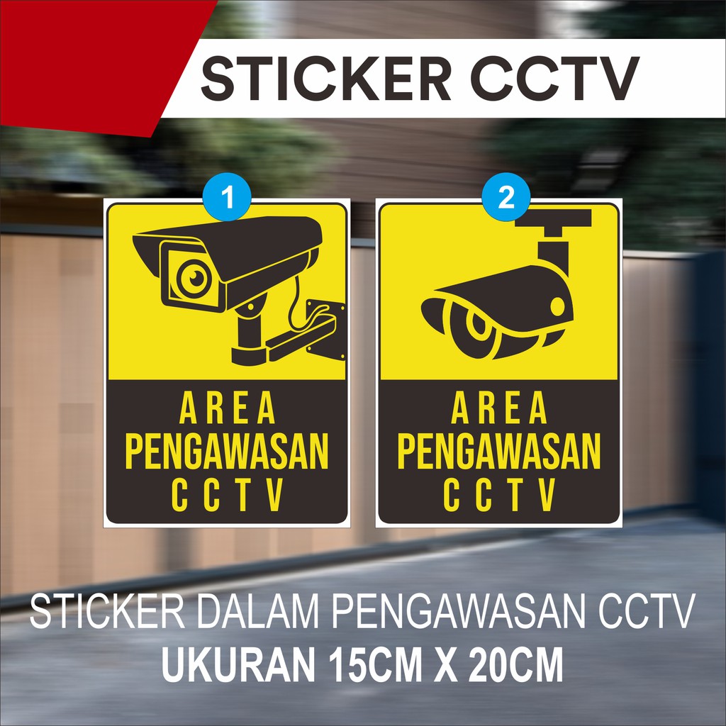 

Sticker Vynil Print Dalam Pengawasan CCTV 15cm x 20cm