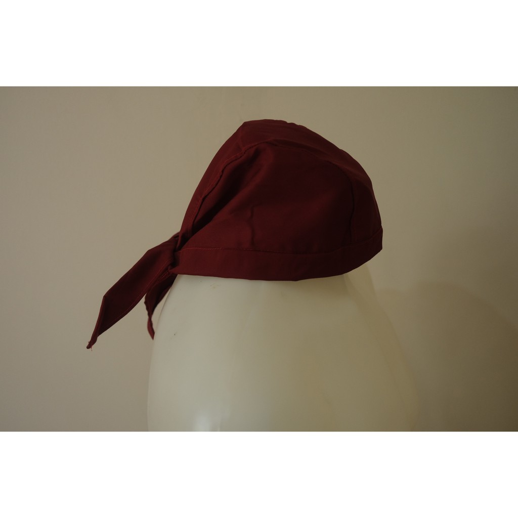 Topi Chef/ Topi Koki model Jepang ikat tali